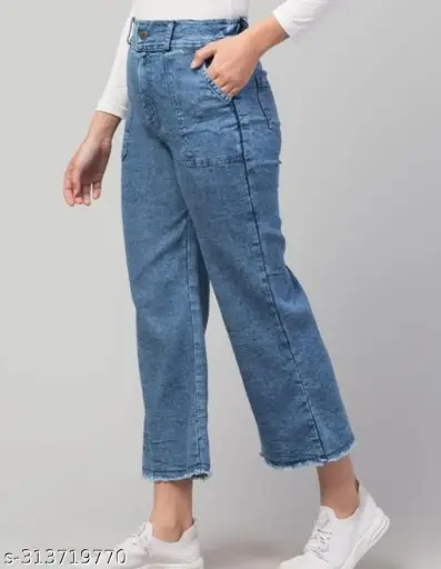 WOMEN JEANS PANTS BLUE