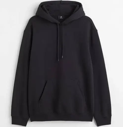 MEN BLACK HOODIE